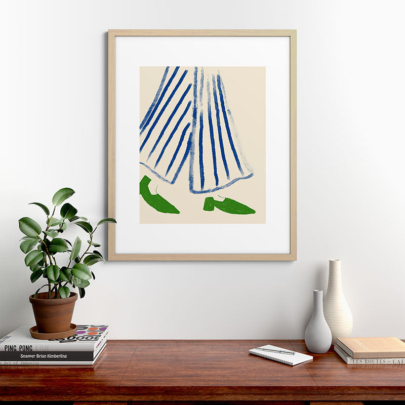 Green Shoes Framed Art Print Gallery Image 49