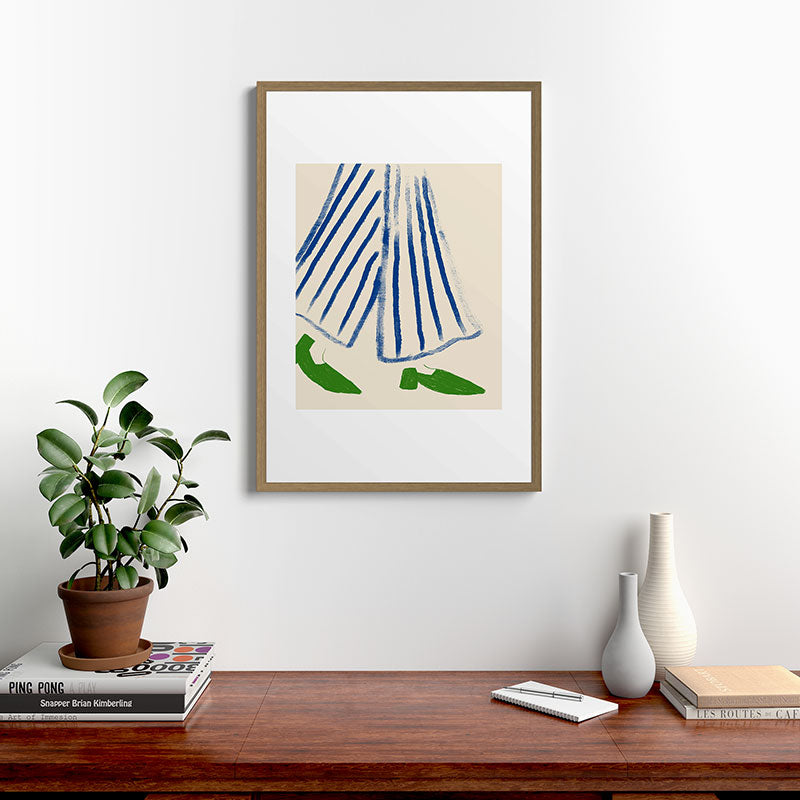 Green Shoes Framed Art Print Gallery Image 13