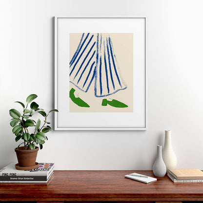 Green Shoes Framed Art Print Gallery Image 28