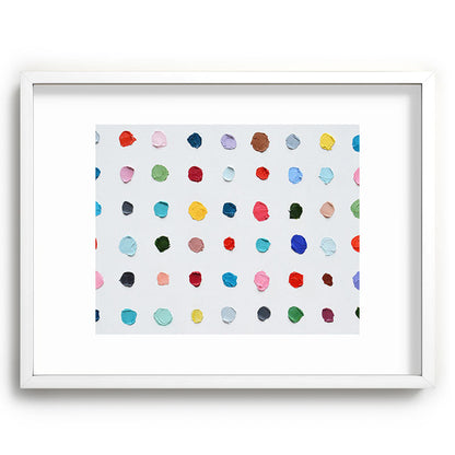 Infinite Polka Daubs Framed Art Print Gallery Image 107