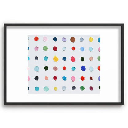 Infinite Polka Daubs Framed Art Print Gallery Image 85