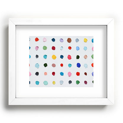 Infinite Polka Daubs Framed Art Print Gallery Image 104