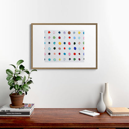 Infinite Polka Daubs Framed Art Print Gallery Image 18