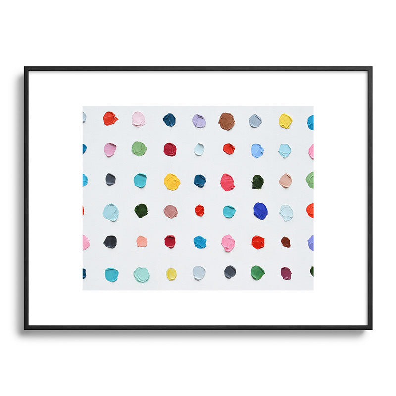 Infinite Polka Daubs Framed Art Print Gallery Image 116