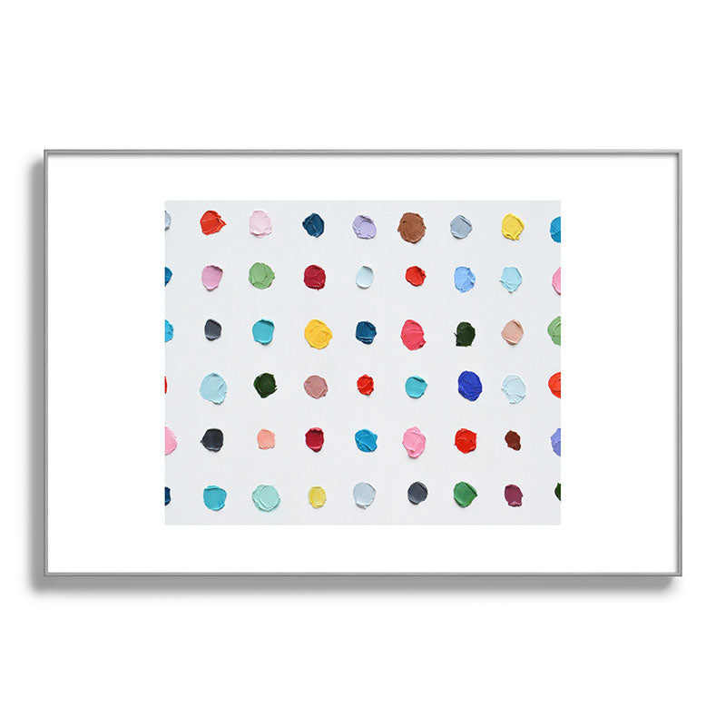 Infinite Polka Daubs Framed Art Print Gallery Image 138