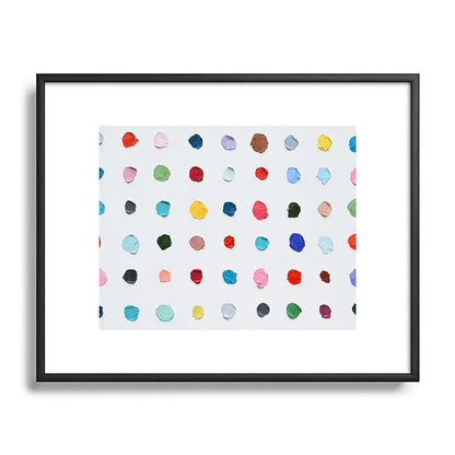 Infinite Polka Daubs Framed Art Print Gallery Image 112