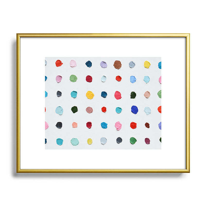 Infinite Polka Daubs Framed Art Print Gallery Image 121