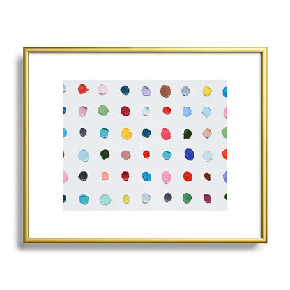 Infinite Polka Daubs Framed Art Print Gallery Image 121