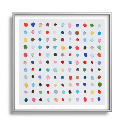 Infinite Polka Daubs Framed Art Print Gallery Image 140
