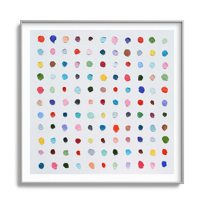 Infinite Polka Daubs Framed Art Print Gallery Image 141
