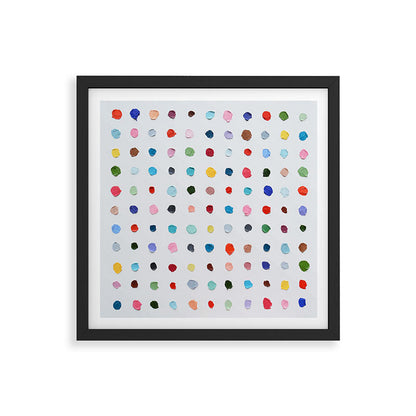 Infinite Polka Daubs Framed Art Print Gallery Image 7