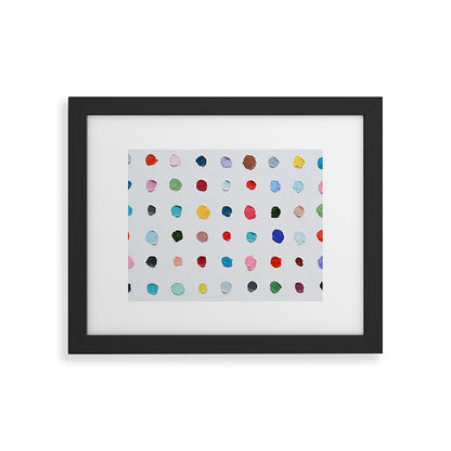 Infinite Polka Daubs Framed Art Print Gallery Image 45