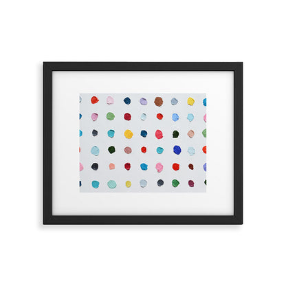 Infinite Polka Daubs Framed Art Print Gallery Image 6
