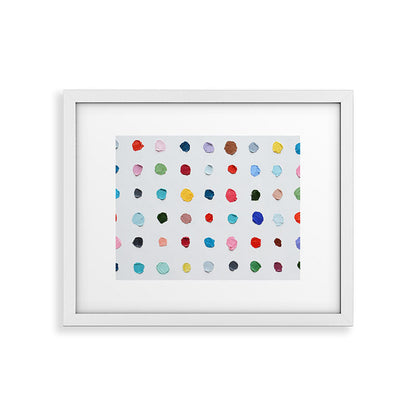 Infinite Polka Daubs Framed Art Print Gallery Image 30