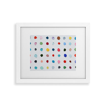Infinite Polka Daubs Framed Art Print Gallery Image 75