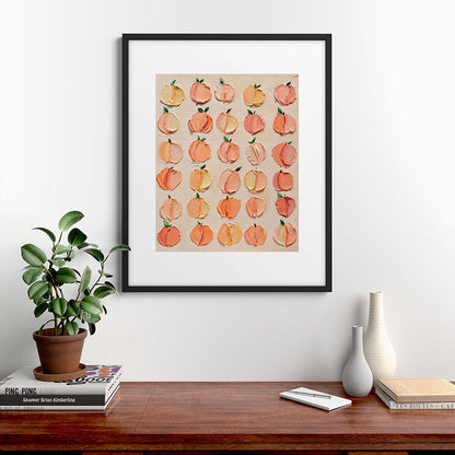 Peachy Keen Framed Art Print Gallery Image 9