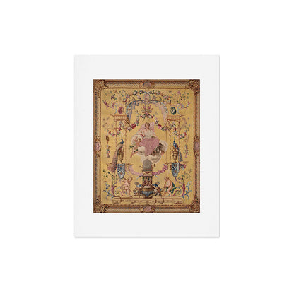 Antique 18th Century 'Portal of the Gods' French Gobelin Tapestry Art Print Gallery Image 4