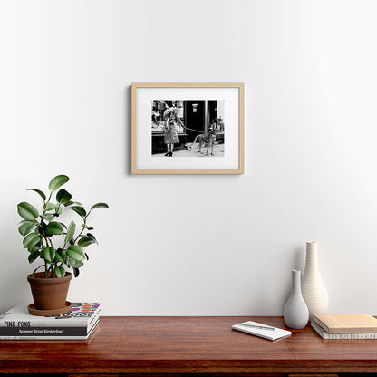 Woman Walking Pet Cheetah in London, 1939 Framed Art Print Gallery Image 18