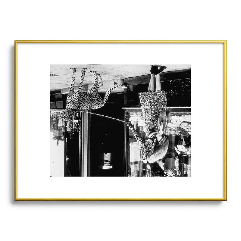 Woman Walking Pet Cheetah in London, 1939 Framed Art Print Gallery Image 92