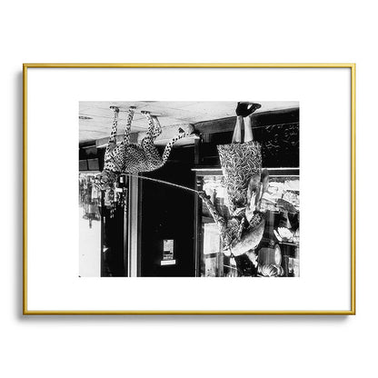 Woman Walking Pet Cheetah in London, 1939 Framed Art Print Gallery Image 92