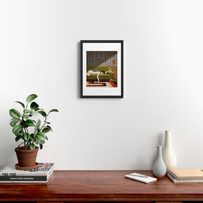 Waiting Game Framed Art Print Gallery Image 3