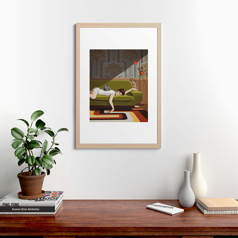 Waiting Game Framed Art Print Gallery Image 48