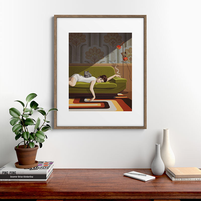 Waiting Game Framed Art Print Gallery Image 14