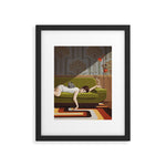 Waiting Game Framed Art Print Gallery Image 1
