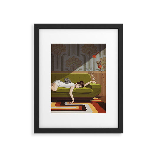 Waiting Game Framed Art Print Gallery Image 1