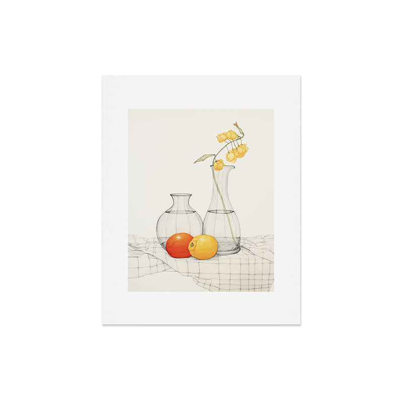 Minimalist Citrus Still Life Fine Art Art Print Gallery Image 5