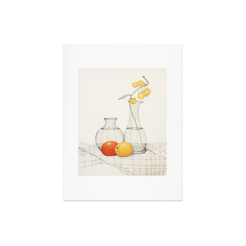 Minimalist Citrus Still Life Fine Art Art Print Gallery Image 6