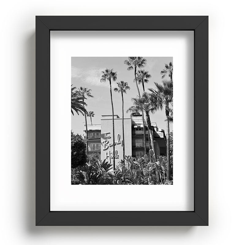 Beverly Hills Hotel, California black and white photograph / black and white photography Framed Art Print Gallery Image 80