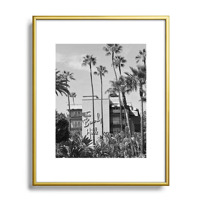 Beverly Hills Hotel, California black and white photograph / black and white photography Framed Art Print Gallery Image 121