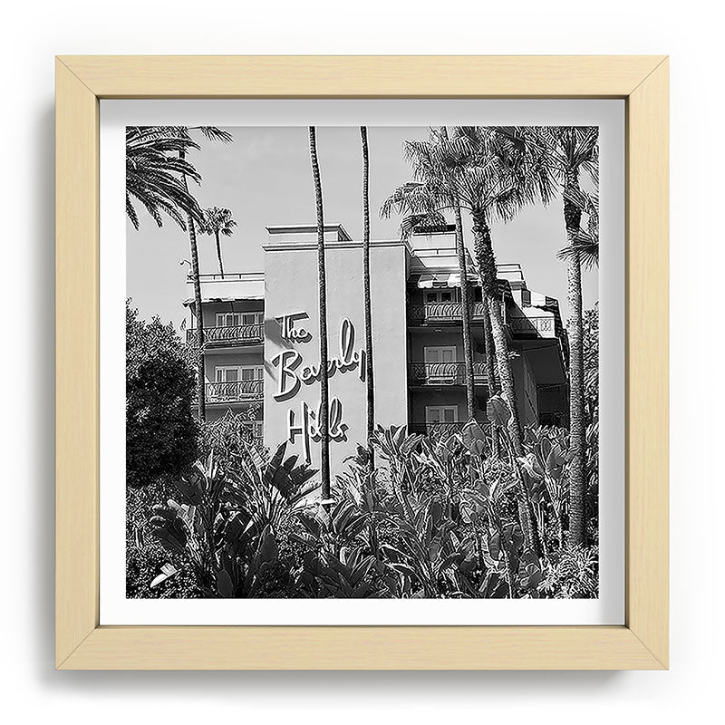 Beverly Hills Hotel, California black and white photograph / black and white photography Framed Art Print Gallery Image 106