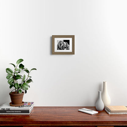 Nuns smoking black and white photograph - photography - photographs portrait for home and wall decor Framed Art Print Gallery Image 49