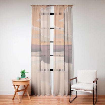 Abstract Art Landscape 70 Window Curtain Gallery Image 24