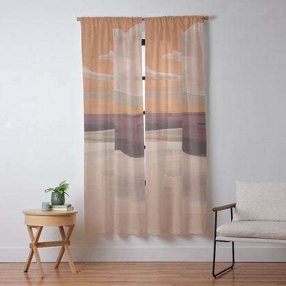 Abstract Art Landscape 70 Window Curtain Gallery Image 13