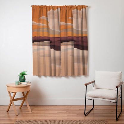 Abstract Art Landscape 70 Window Curtain Gallery Image 3