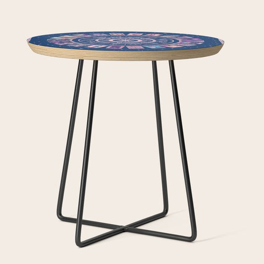 Major Arcana & Wheel of the Zodiac | Pastel Goth Side Table Gallery Image 2