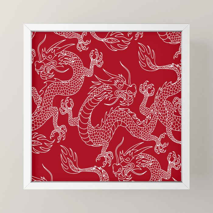 Lunar Year White Dragon Mini Art Print Gallery Image 8