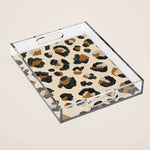 Leopard Print â Neutral Gold Light Palette Acrylic Tray Gallery Image 1