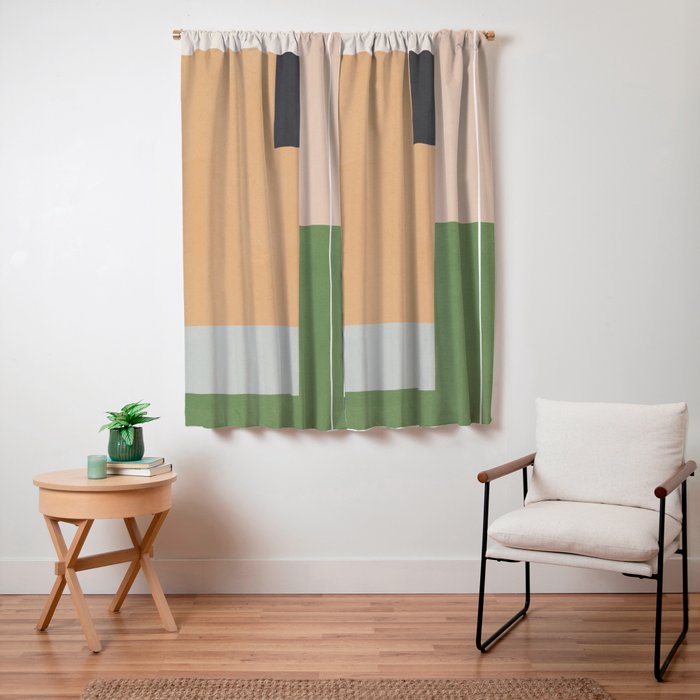 Geometric Abstract 114 Window Curtain Gallery Image 7