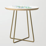 What a Day for a Day Drink - Blue & Green Palette Side Table Gallery Image 1