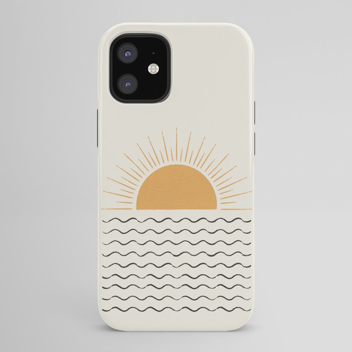 Sunrise Ocean - Mid Century Modern Style iPhone Case Gallery Image 42