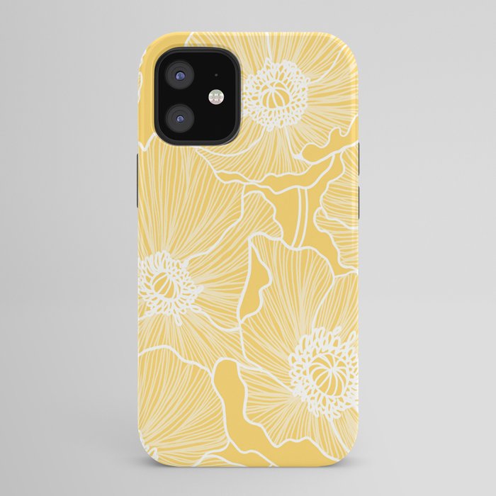 Sunshine Yellow Poppies iPhone Case Gallery Image 42