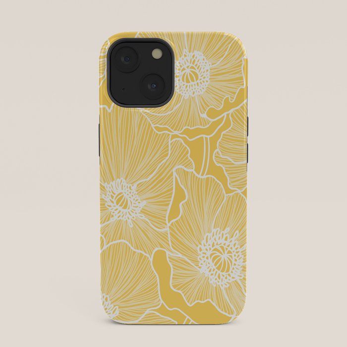 Sunshine Yellow Poppies iPhone Case Gallery Image 33