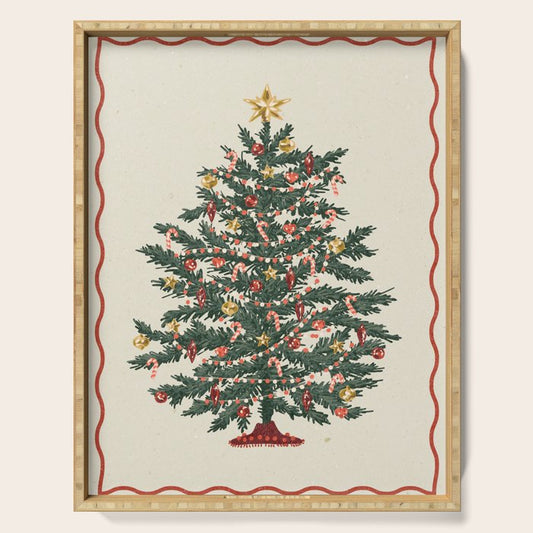 Christmas tree Serving Tray Gallery Image 1