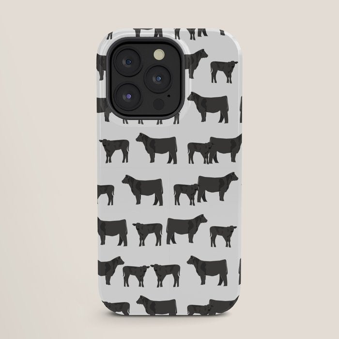 Angus Cattle breed farm gifts must have cow animal iPhone Case Gallery Image 27