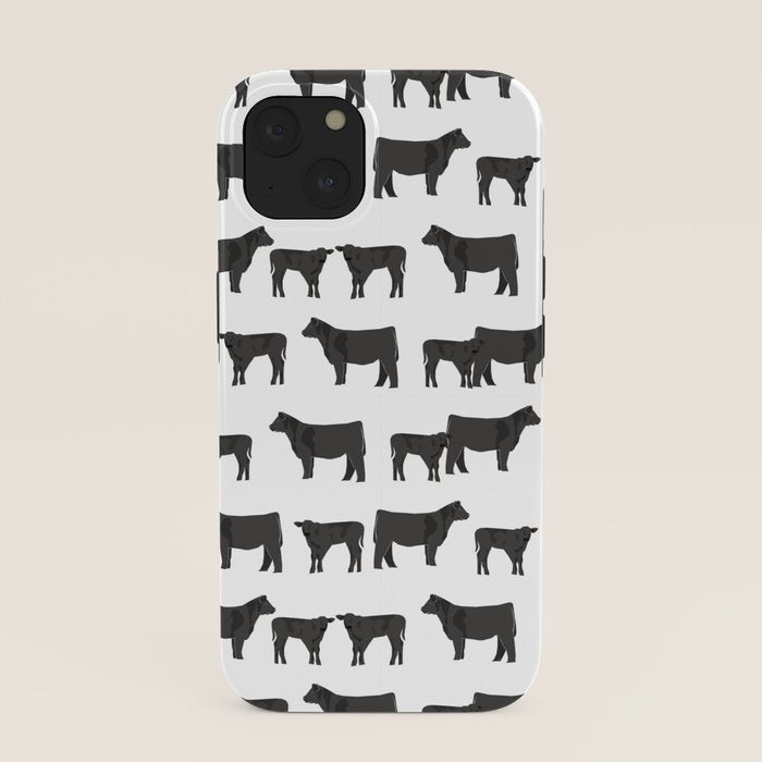 Angus Cattle breed farm gifts must have cow animal iPhone Case Gallery Image 37