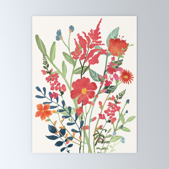 Beautiful Flowers Mini Art Print Gallery Image 6